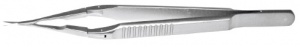 Ножницы по Ванасу о/х 2-х шарнирные,лезвия  изогнутые 6мм,общая длина 115мм,титан