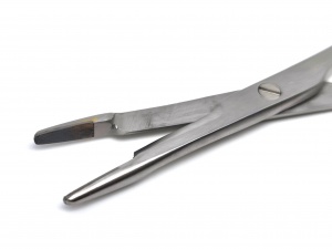 Иглодержатель ножницы с твердыми пластинами 140 мм
