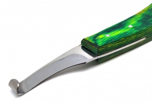 Нож копытный правосторонний с цветной ручкой